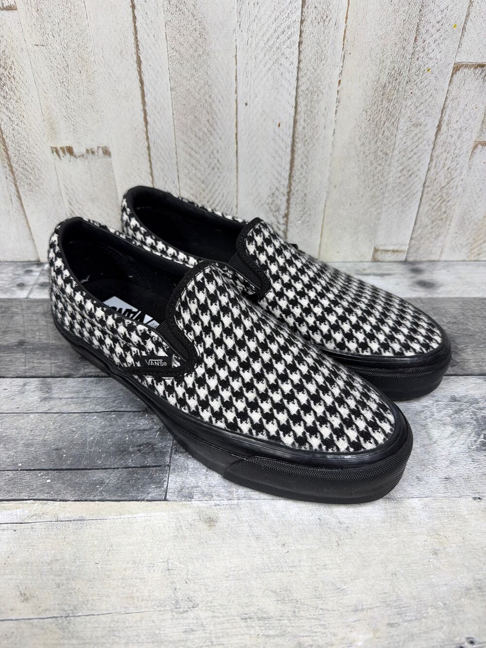 NEW Vans LX Vault Houndstooth Slip On Sz. 10